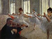 The Rehearsal Edgar Degas